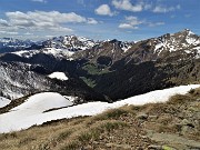 57 Forcella Rossa (2055 m) vista verso la 'regione' del San Marco 